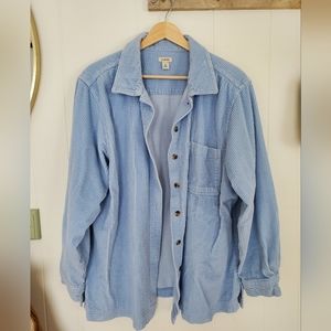 Vintage ll bean corduroy button shacket